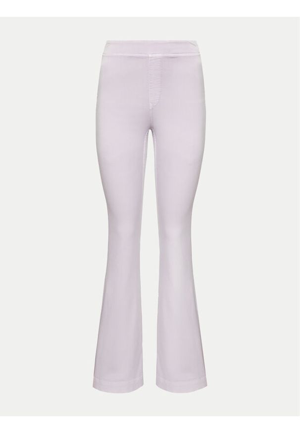 Deha Spodnie materiałowe D02557 Fioletowy Slim Fit. Kolor: fioletowy. Materiał: lyocell