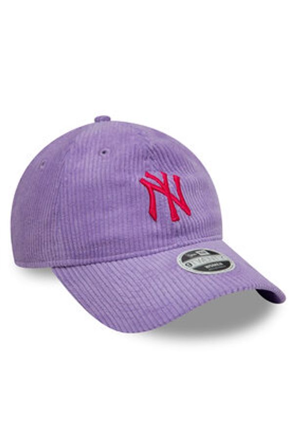 New Era Czapka z daszkiem New York Yankees Cord 9Twenty 60595365 Fioletowy. Kolor: fioletowy. Materiał: bawełna, materiał