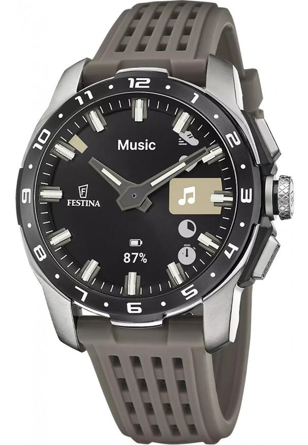 Smartwatch Festina Smartwatch męski Festina F23305-6 szary pasek. Rodzaj zegarka: smartwatch. Kolor: szary