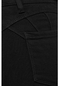 Answear Lab jeansy damskie kolor czarny medium waist. Kolor: czarny. Styl: wakacyjny