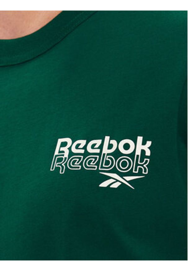 Reebok T-Shirt Ri Brand Proud Gfx Ss Tee 100076384 Zielony Regular Fit. Kolor: zielony. Materiał: bawełna
