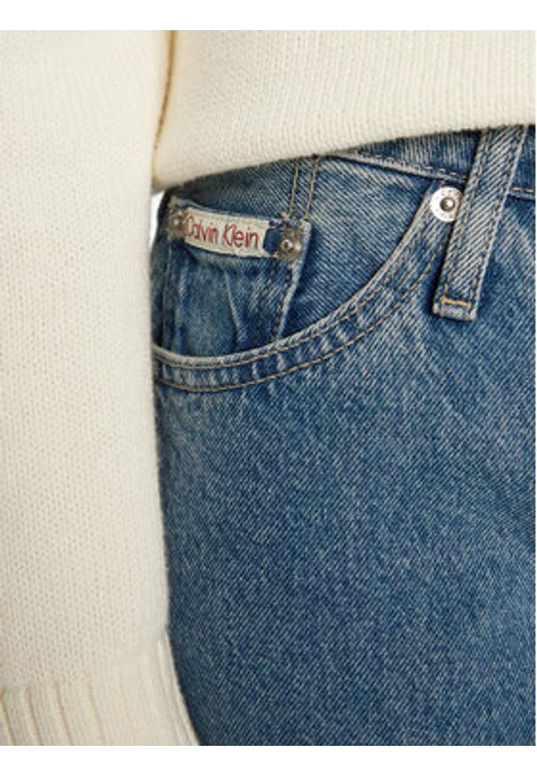 Calvin Klein Jeans Jeansy 90's J20J224552 Niebieski Loose Fit. Kolor: niebieski