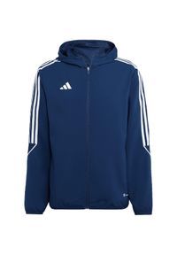 Adidas - Kurtka piłkarska męska adidas Tiro 23 League Windbreaker. Kolor: niebieski. Sport: piłka nożna #1
