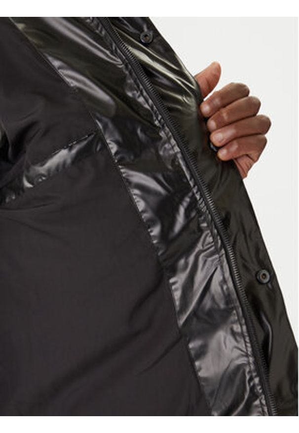 Karl Lagerfeld - KARL LAGERFELD Kurtka zimowa 505036 554595 Czarny Regular Fit. Typ kołnierza: dekolt w karo. Kolor: czarny. Materiał: syntetyk. Sezon: zima