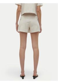 Vero Moda Szorty materiałowe Florence 10306692 Écru Regular Fit. Materiał: wiskoza, syntetyk