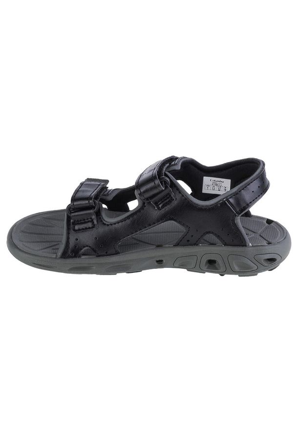 columbia - Sandały chłopięce, Columbia Youth Techsun Vent Sandal. Kolor: czarny. Materiał: tkanina, guma, materiał, syntetyk. Sport: turystyka piesza