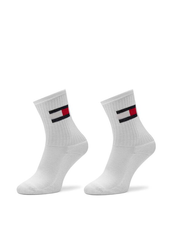 TOMMY HILFIGER - Tommy Hilfiger Skarpety długie 701229940 Biały. Kolor: biały. Materiał: bawełna