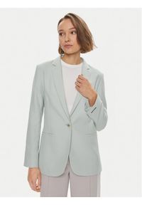 Calvin Klein Marynarka Essential K20K206477 Zielony Regular Fit. Kolor: zielony. Materiał: syntetyk, wiskoza #1