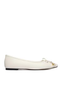 Gino Rossi - GINO ROSSI Baleriny CEO-ROSE-LT2088 Biały. Kolor: biały. Materiał: skóra #1