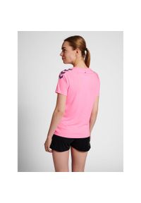 Hummel Core XK Poly T-Shirt S/S Woman. Kolor: różowy. Sport: fitness