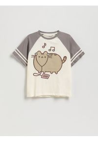 Reserved - T-shirt Pusheen - wielobarwny. Materiał: bawełna