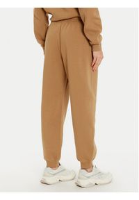 TOMMY HILFIGER - Tommy Hilfiger Spodnie dresowe Essential WW0WW45966 Beżowy Regular Fit. Kolor: beżowy. Materiał: bawełna #3