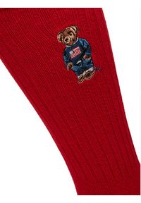 Polo Ralph Lauren Zestaw 3 par wysokich skarpet męskich 449973049001 Kolorowy. Materiał: bawełna, materiał. Wzór: kolorowy