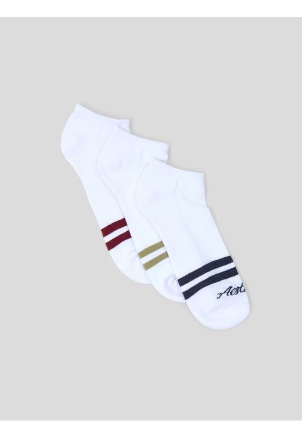 Sinsay - Skarpetki frotte 3 pack - kremowy. Kolor: kremowy