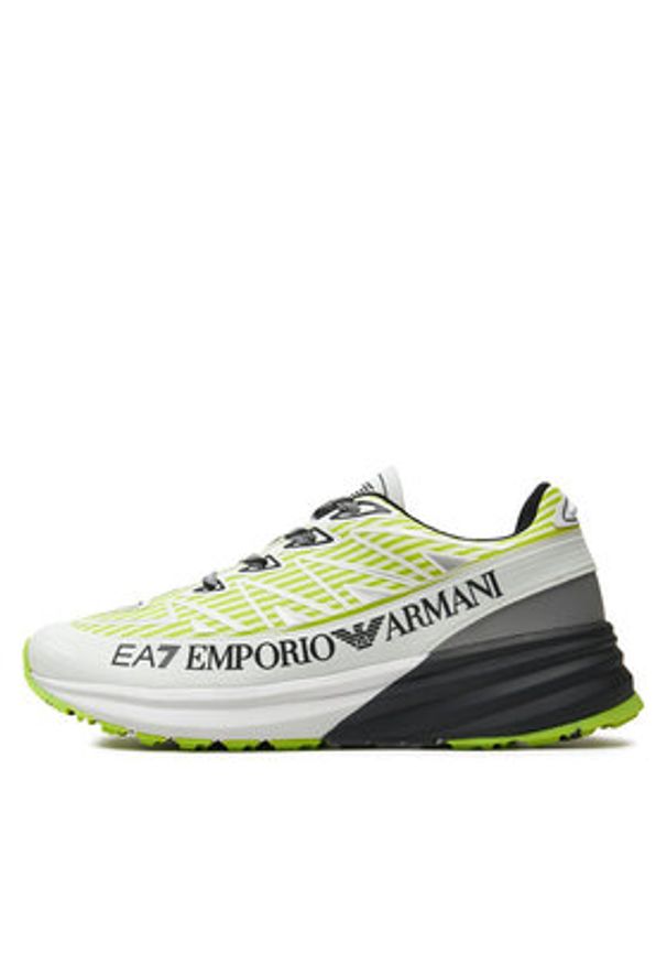 EA7 Emporio Armani Sneakersy X8X129 XK307 T563 Biały. Kolor: biały. Materiał: materiał