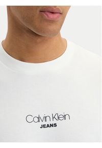 Calvin Klein Jeans T-Shirt LV04RB824G Biały Regular Fit. Kolor: biały. Materiał: bawełna #5