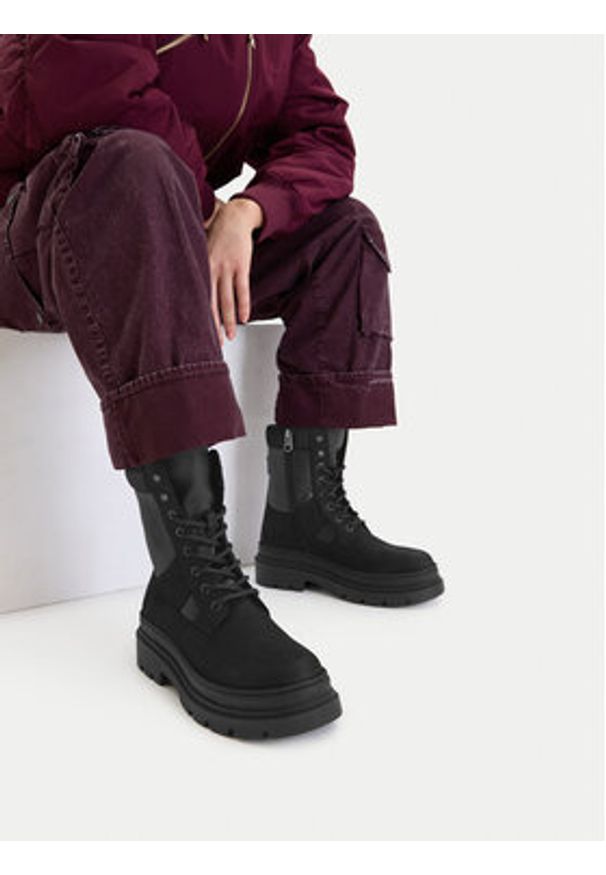 G-Star RAW - G-Star Raw Trzewiki CEO-WI45-VR-3400-02 Czarny. Kolor: czarny. Materiał: skóra