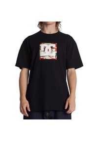 Podkoszulek męskie DC Shoes Square Star Fill. Kolor: czarny. Materiał: materiał, bawełna #1