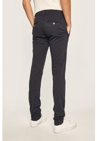Pepe Jeans - Spodnie Charly. Kolor: niebieski. Materiał: tkanina, bawełna, poliester, materiał. Wzór: gładki #4