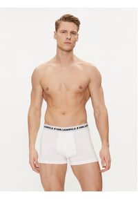 Karl Lagerfeld - KARL LAGERFELD Komplet bokserek 240M2110 Biały. Kolor: biały. Materiał: bawełna #5