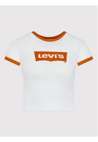 Levi's® T-Shirt Graphic Ringer A3523-0004 Biały Regular Fit. Kolor: biały. Materiał: bawełna