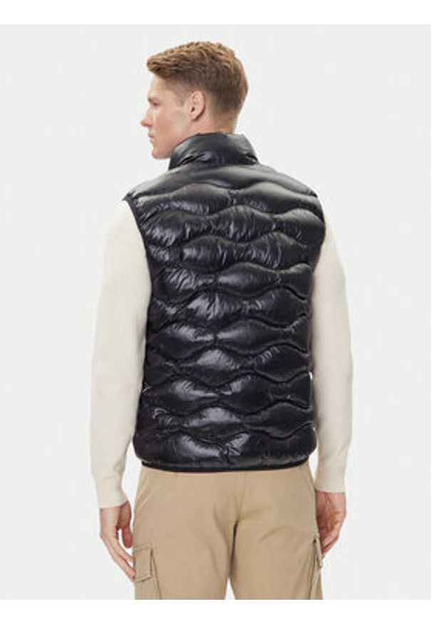 Blauer Bezrękawnik 25WBLUX02081 Czarny Regular Fit. Kolor: czarny. Materiał: syntetyk. Długość rękawa: bez rękawów
