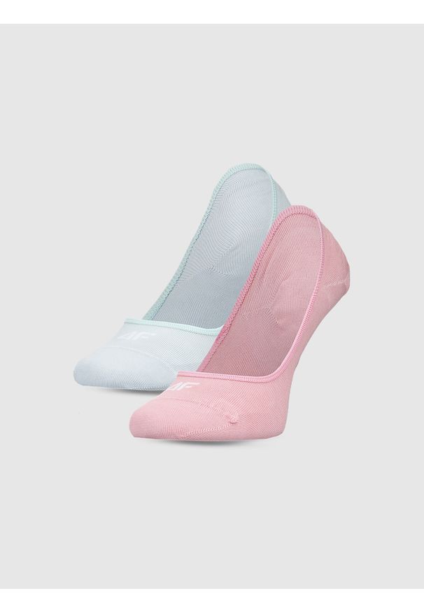 4f - 4F Skarpetki casual niewidoczne (2-pack) damskie - multikolor 39-42. Kolor: wielokolorowy. Materiał: bawełna, włókno, materiał, poliamid