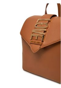 Love Moschino - LOVE MOSCHINO Plecak JC4229PP0MKC0201 Brązowy. Kolor: brązowy. Materiał: skóra #4