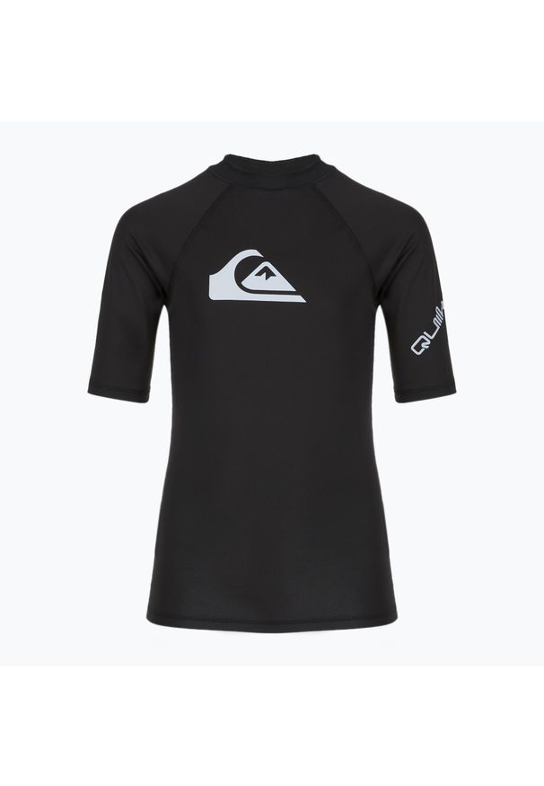 Koszulka do pływania dziecięca Quiksilver All Time. Kolor: czarny