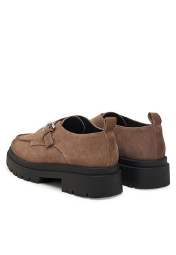 Coccinelle Loafersy E4 TD1 38 01 01 Brązowy. Kolor: brązowy. Materiał: zamsz, skóra