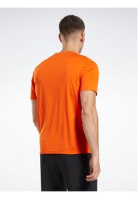 Reebok T-Shirt Training Graphic IC7665 Pomarańczowy Active Fit. Kolor: pomarańczowy. Materiał: syntetyk #6