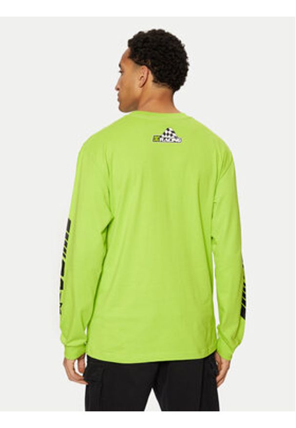 DC Shoes Longsleeve Drivers Club ADYZT05406 Zielony Standard Fit. Kolor: zielony. Materiał: bawełna. Długość rękawa: długi rękaw