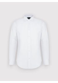 Pako Lorente - PAKO LORENTE - Biała koszula męska. Kolor: biały, czarny. Materiał: bawełna. Długość rękawa: długi rękaw. Długość: długie #3