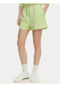 Lacoste Szorty sportowe GF9991 Zielony jasny Regular Fit. Kolor: zielony. Materiał: bawełna #1