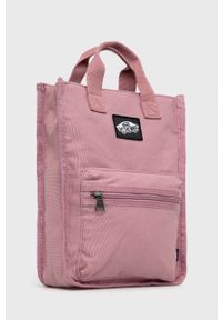 Vans plecak kolor różowy mały gładki. Kolor: różowy. Wzór: gładki #4