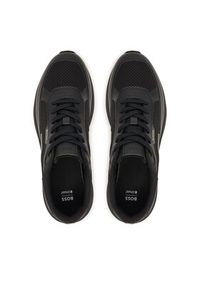 BOSS Sneakersy Vinston 50552867 Czarny. Kolor: czarny. Materiał: materiał #2