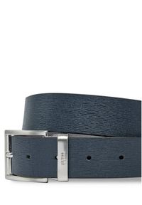 Guess Pasek Męski BM7787 P3435 Szary. Kolor: szary. Materiał: skóra #8