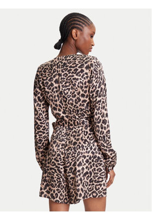 Guess Kombinezon W5YD09 WHCM0 Brązowy Regular Fit. Kolor: brązowy. Materiał: wiskoza