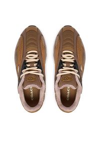 Coach Sneakersy CDE28 Brązowy. Kolor: brązowy. Materiał: materiał #4
