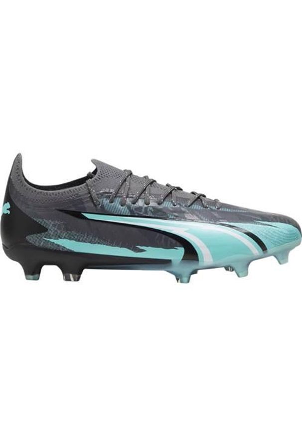 Buty piłkarskie męskie Puma Ultra Ultimate. Kolor: szary. Materiał: syntetyk, materiał. Szerokość cholewki: normalna. Sport: piłka nożna