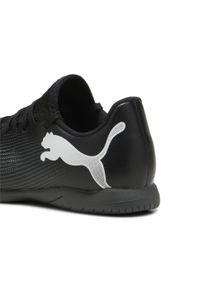 Puma - Młodzieżowe buty piłkarskie FUTURE 7 PLAY IT PUMA Black White. Kolor: czarny, wielokolorowy, biały. Sport: piłka nożna