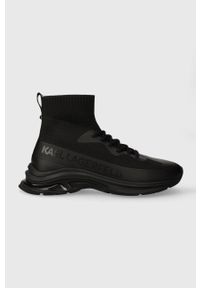 Karl Lagerfeld sneakersy LUX FINESSE kolor czarny KL53141. Nosek buta: okrągły. Zapięcie: sznurówki. Kolor: czarny. Szerokość cholewki: normalna #1