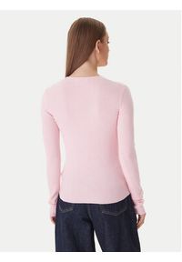 Patrizia Pepe Sweter 2K0331/K7S0-M555 Różowy Regular Fit. Kolor: różowy. Materiał: wiskoza