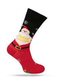 Świąteczne Skarpetki - Alties - Mikołaj z Dużą Brodą. Kolor: wielokolorowy. Materiał: poliester, bawełna, elastan #1