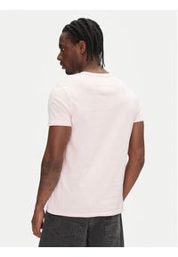 Tommy Jeans T-Shirt DM0DM04411 Różowy Slim Fit. Kolor: różowy. Materiał: bawełna #5
