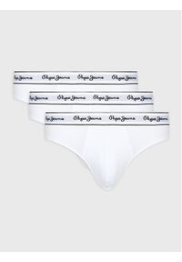 Pepe Jeans Komplet 3 par slipów Pepe Bf 3P PMU10970 Biały. Kolor: biały. Materiał: bawełna