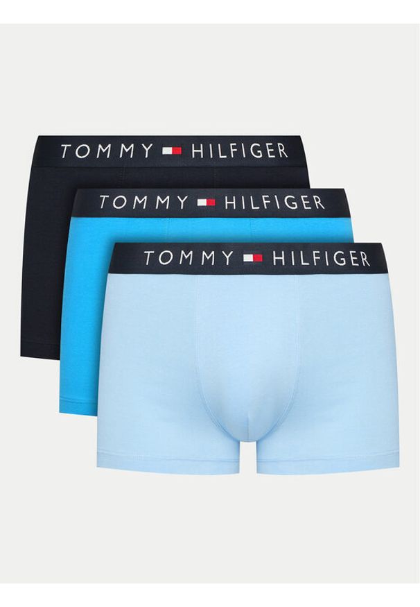 TOMMY HILFIGER - Tommy Hilfiger Komplet 3 par bokserek UM0UM03180 Kolorowy. Materiał: bawełna. Wzór: kolorowy