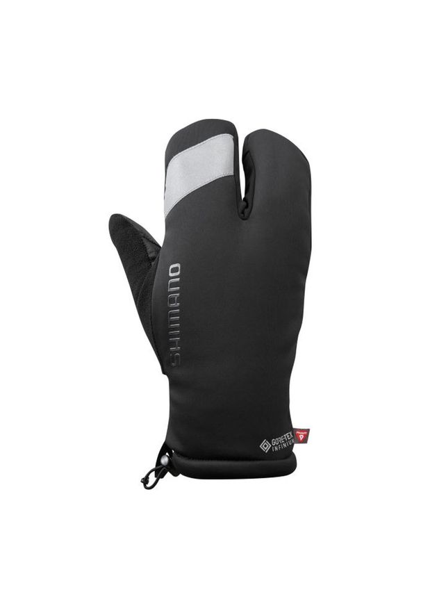 SHIMANO - Długie rękawice Shimano Infinium™ Primaloft® 2X2. Kolor: wielokolorowy, szary, czarny. Technologia: Primaloft. Sezon: zima. Sport: kolarstwo