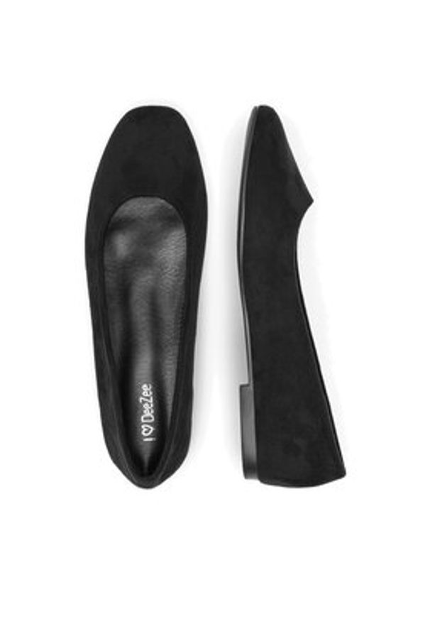 DeeZee Baleriny Z20701 Czarny. Kolor: czarny. Materiał: materiał