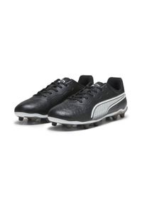 Puma - Młodzieżowe buty piłkarskie FUTURE MATCH FG/AG PUMA Black White. Kolor: wielokolorowy, biały, czarny. Sport: piłka nożna #1